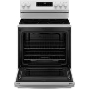  GE 30-inch Freestanding Electric Range GRF500PVWW IMAGE 3