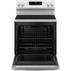 GE 30-inch Freestanding Electric Range with Steam Clean GRF400SVWW IMAGE 3