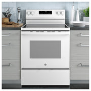  GE 30-inch Freestanding Electric Range with Steam Clean GRF400SVWW IMAGE 5
