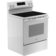  GE 30-inch Freestanding Electric Range with Steam Clean GRF400SVWW IMAGE 6