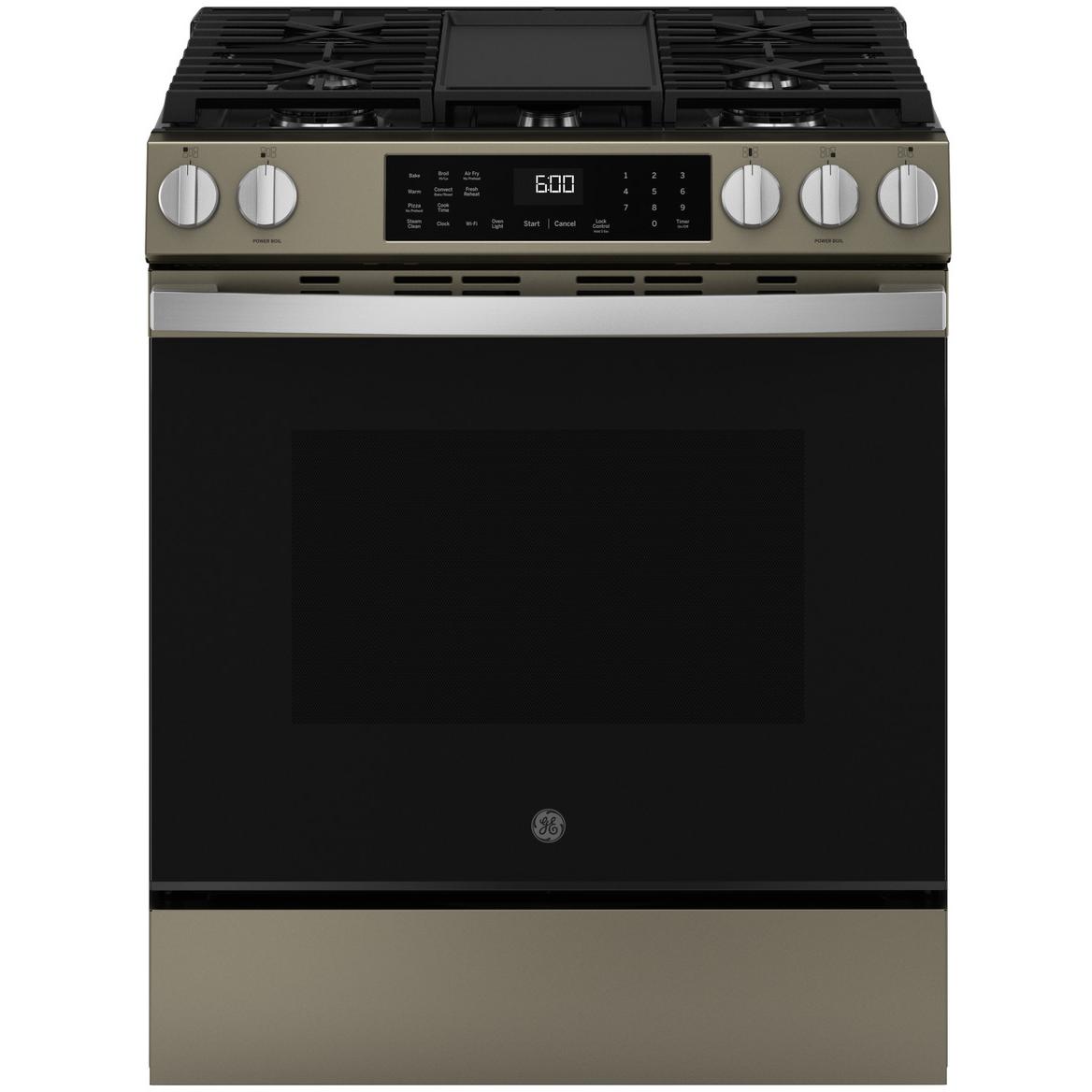  GE 30-inch Slide-in Gas Range with WiFi GGS600AVES IMAGE 1