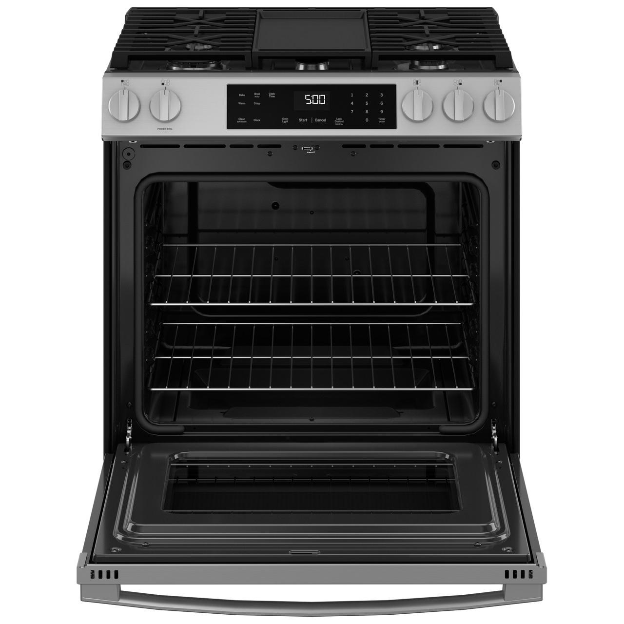 GE 30-inch Slide-in Gas Range with Griddle GGS500PVSS IMAGE 3