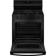  GE 30-inch Freestanding Gas Range with Center Oval Burner GGF500PVBB IMAGE 3