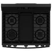  GE 30-inch Freestanding Gas Range with Center Oval Burner GGF500PVBB IMAGE 4
