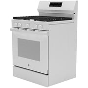  GE 30-inch Freestanding Gas Range with Center Oval Burner GGF500PVWW IMAGE 11