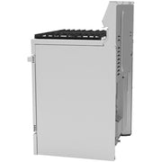  GE 30-inch Freestanding Gas Range with Center Oval Burner GGF500PVWW IMAGE 12