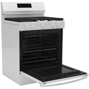  GE 30-inch Freestanding Gas Range with Center Oval Burner GGF500PVWW IMAGE 14