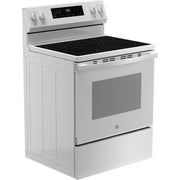  GE 30-inch Freestanding Electric Range with Convection Technology GRF600AVWW IMAGE 5