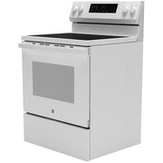  GE 30-inch Freestanding Electric Range with Convection Technology GRF600AVWW IMAGE 6