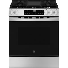  GE 30-inch Slide-in Gas Range with Griddle GGS500SVSS IMAGE 1