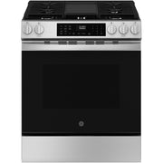  GE 30-inch Slide-in Gas Range with WiFi GGS600AVFS IMAGE 1