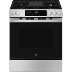  GE 30-inch Slide-in Gas Range with WiFi GGS600AVFS IMAGE 1