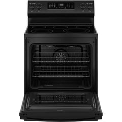  GE 30-inch Freestanding Electric Range with Convection Technology GRF600AVBB IMAGE 3