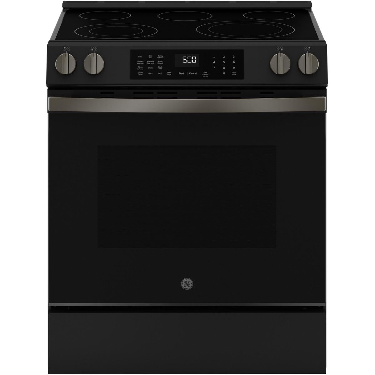  GE 30-inch Slide-in Electric Range with Convection Technology GRS600AVDS IMAGE 1