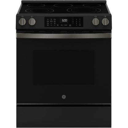  GE 30-inch Slide-in Electric Range with Convection Technology GRS600AVDS IMAGE 1