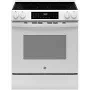  GE 30-inch Slide-in Electric Range with Convection Technology GRS600AVWW IMAGE 1