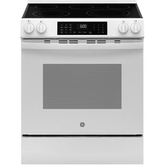  GE 30-inch Slide-in Electric Range with Convection Technology GRS600AVWW IMAGE 1
