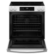  GE 30-inch Slide-in Electric Range with Convection Technology GRS600AVWW IMAGE 3