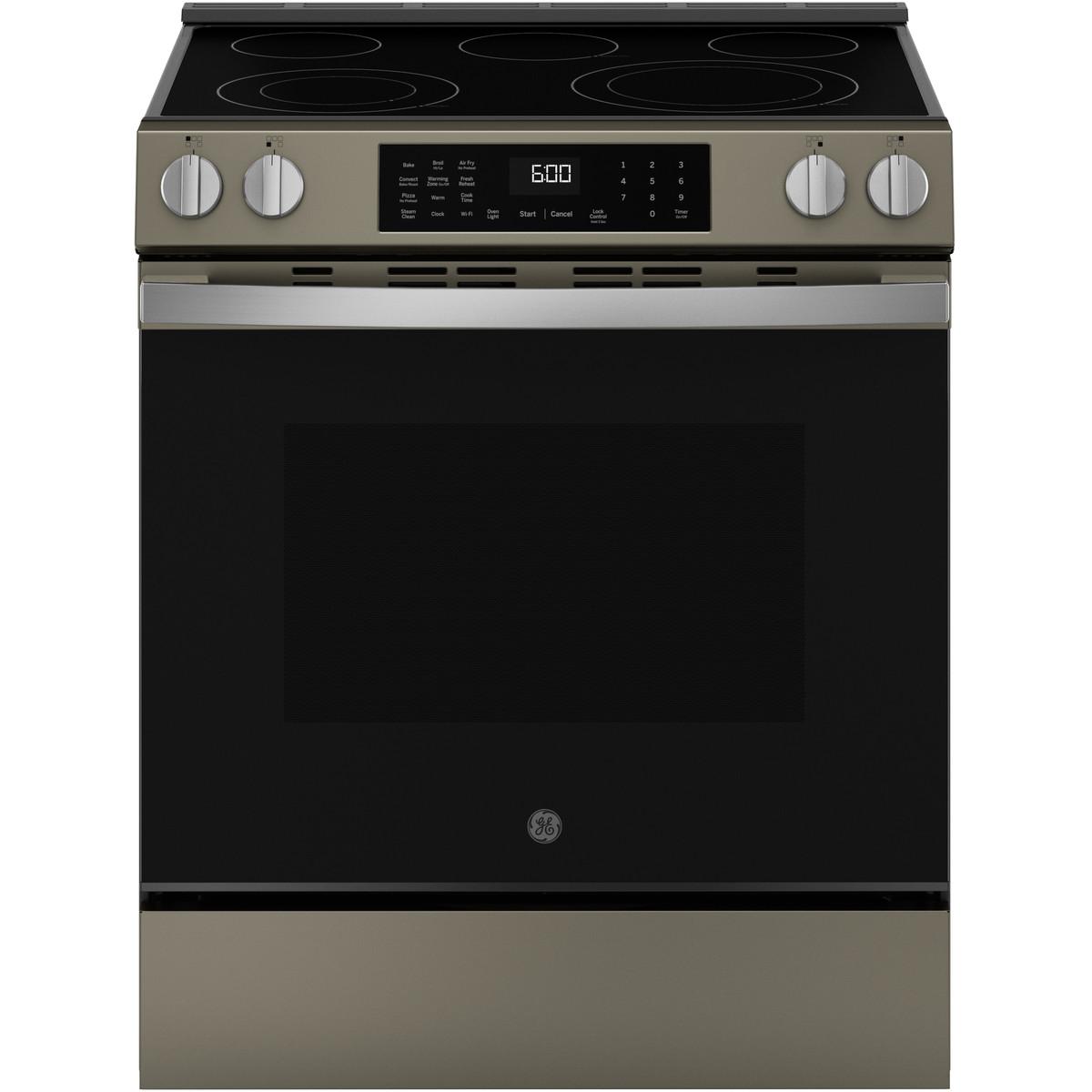  GE 30-inch Slide-in Electric Range with Convection Technology GRS600AVES IMAGE 1