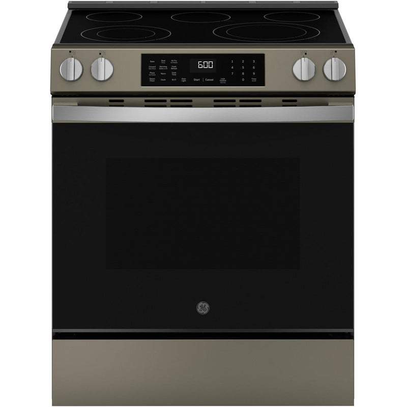 GE 30-inch Slide-in Electric Range with Convection Technology GRS600AVES