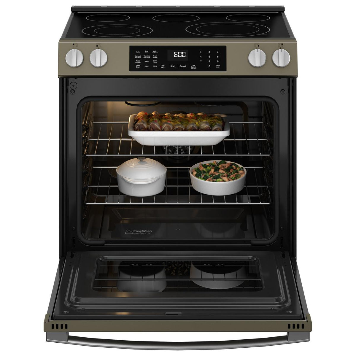  GE 30-inch Slide-in Electric Range with Convection Technology GRS600AVES IMAGE 2