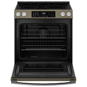  GE 30-inch Slide-in Electric Range with Convection Technology GRS600AVES IMAGE 3