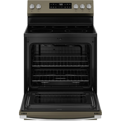 GE 30-inch Freestanding Electric Range GRF500PVES IMAGE 3
