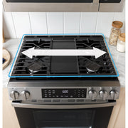  GE 30-inch Freestanding Gas Range with Center Oval Burner GGF500PVSS IMAGE 14