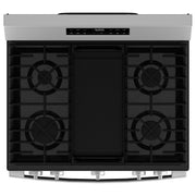  GE 30-inch Freestanding Gas Range with Center Oval Burner GGF500PVSS IMAGE 4