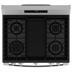  GE 30-inch Freestanding Gas Range with Center Oval Burner GGF500PVSS IMAGE 4