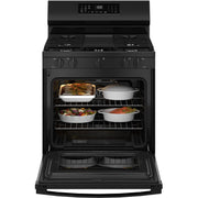  GE 30-inch Freestanding Gas Range with Convection Technology GGF600AVBB IMAGE 2