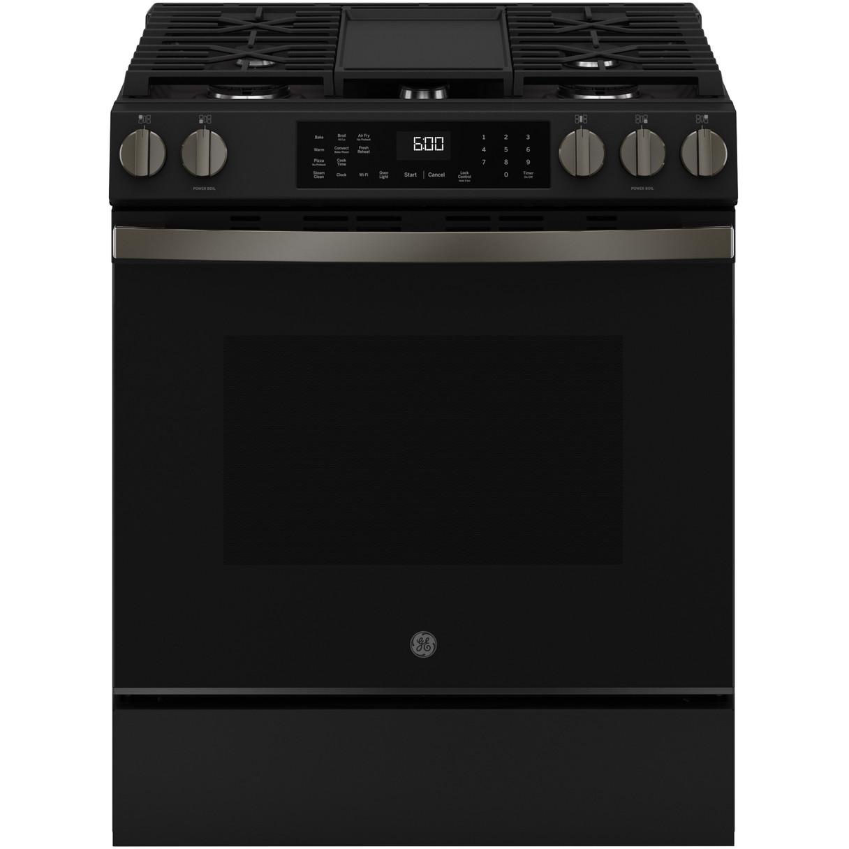  GE 30-inch Slide-in Gas Range with WiFi GGS600AVDS IMAGE 1