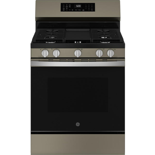 GE 30-inch Freestanding Gas Range with Convection Technology GGF600AVES