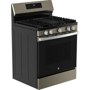  GE 30-inch Freestanding Gas Range with Convection Technology GGF600AVES IMAGE 5