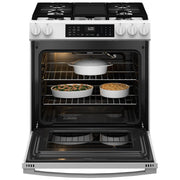  GE 30-inch Slide-in Gas Range with WiFi GGS600AVWW IMAGE 2
