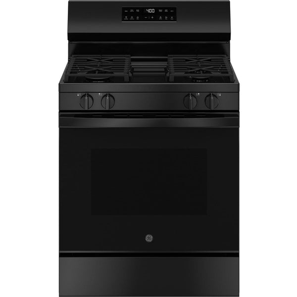 GE 30-inch Freestanding Gas Range with SmartHQ™ GGF400PVBB