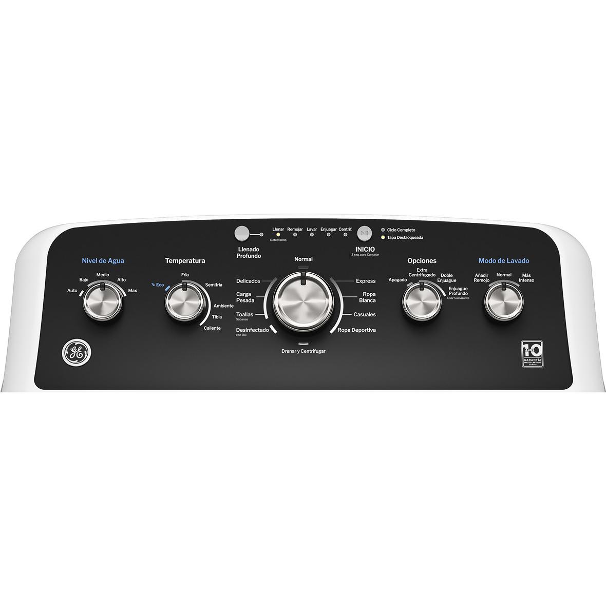  GE 4.5 cu. ft. Top Loading Washer ETW485ASWWB IMAGE 2