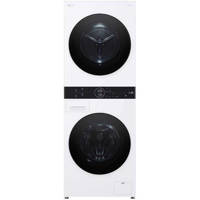  LG Stacked Washer/Dryer Electric Laundry Center with Wi-Fi WKHC152HWA IMAGE 1