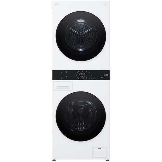  LG Stacked Washer/Dryer Electric Laundry Center with Wi-Fi WKHC152HWA IMAGE 1