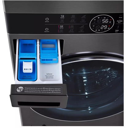  LG Stacked Washer/Dryer Electric Laundry Center with Wi-Fi WKHC252HBA IMAGE 10