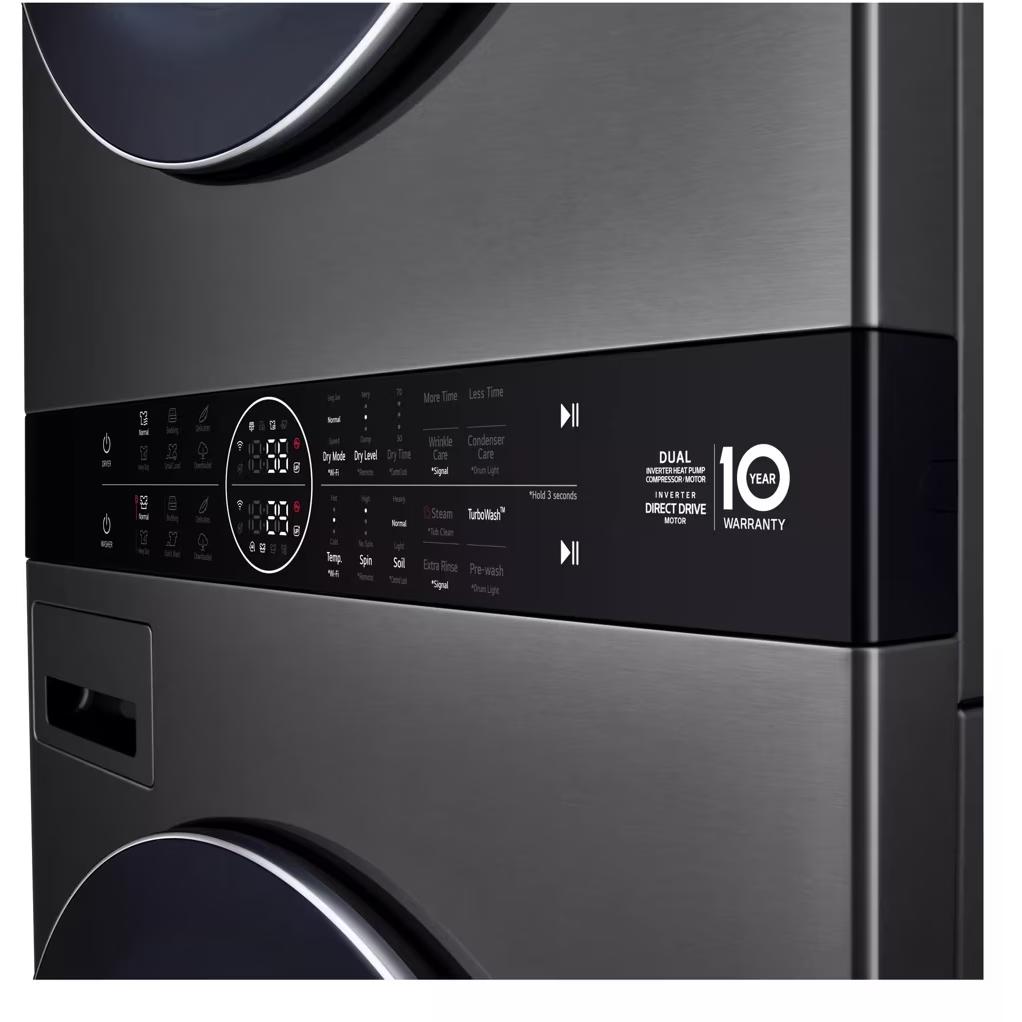  LG Stacked Washer/Dryer Electric Laundry Center with Wi-Fi WKHC252HBA IMAGE 12