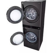  LG Stacked Washer/Dryer Electric Laundry Center with Wi-Fi WKHC252HBA IMAGE 3