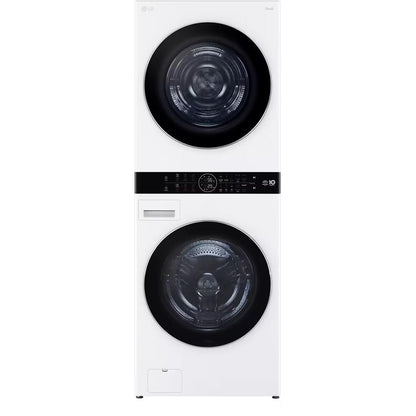  LG Stacked Washer/Dryer Electric Laundry Center with Wi-Fi WKHC252HWA IMAGE 1