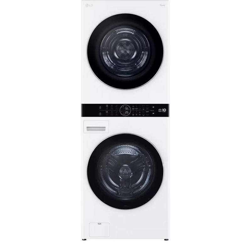 LG Stacked Washer/Dryer Electric Laundry Center with Wi-Fi WKHC252HWA