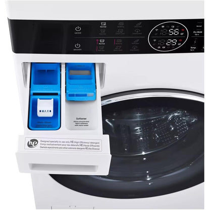  LG Stacked Washer/Dryer Electric Laundry Center with Wi-Fi WKHC252HWA IMAGE 10