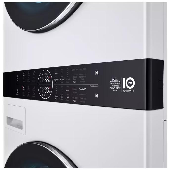  LG Stacked Washer/Dryer Electric Laundry Center with Wi-Fi WKHC252HWA IMAGE 12