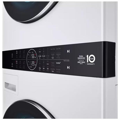  LG Stacked Washer/Dryer Electric Laundry Center with Wi-Fi WKHC252HWA IMAGE 12