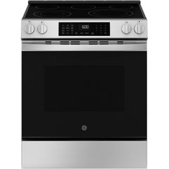  GE 30-inch Slide-in Electric Range with Convection Technology GRS600AVFS IMAGE 1