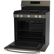  GE 30-inch Freestanding Gas Range with Center Oval Burner GGF500PVES IMAGE 13