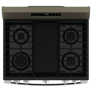  GE 30-inch Freestanding Gas Range with Center Oval Burner GGF500PVES IMAGE 6
